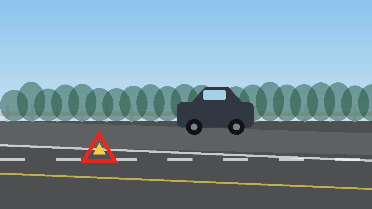 蛟河道路故障安全等待现场图